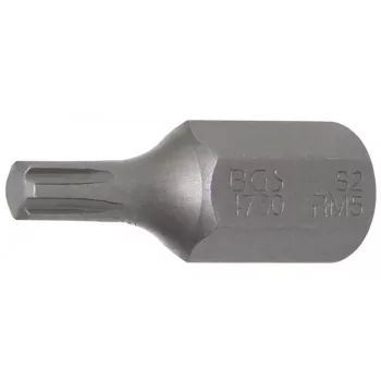   BGS technic Bit | Antrenare 6 colțuri exterior 10 mm (3/8") | Profil pană (pentru RIBE) M5 (BGS 4760)
