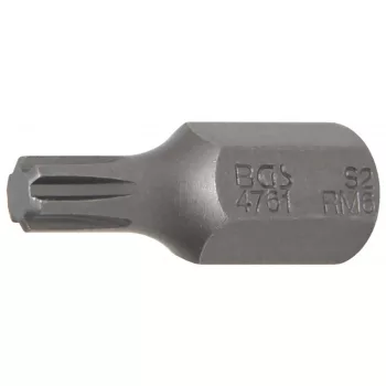  BGS technic Bit | Antrenare 6 colțuri exterior 10 mm (3/8") | Profil pană (pentru RIBE) M6 (BGS 4761)