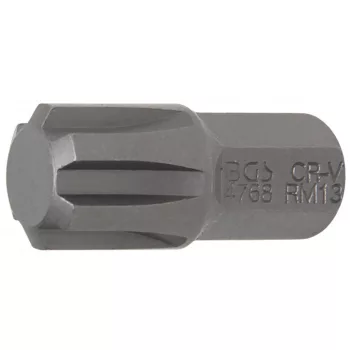   BGS technic Bit | Antrenare 6 colțuri exterior 10 mm (3/8") | Profil pană (pentru RIBE) M13 (BGS 4768)