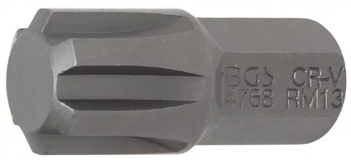 BGS technic Bit | Antrenare 6 colțuri exterior 10 mm (3/8") | Profil pană (pentru RIBE) M13 (BGS 4768)