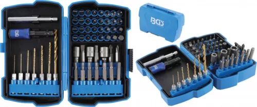BGS technic Set burghie şi biţi | 6,3 mm (1/4") | 55 piese (BGS 4811)