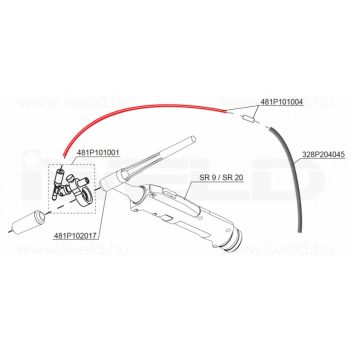   IWELD TBi Panetary pentru alimentator de sârmă rece împingătoare (481P001001)