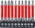 BGS DIY Set biţi antialunecare | magnetici | 70 mm | 10 piese (BGS 4831)