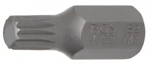 BGS technic Bit | Antrenare 6 colțuri exterior 10 mm (3/8") | 6 colțuri interior (pentru XZN) M8 (BGS 4852)
