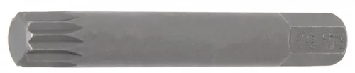 BGS technic Bit | Lungime 75 mm | Antrenare 6 colțuri exterior 10 mm (3/8") | Dantură interioară multiplă (pentru XZN) M12 (BGS 4863)