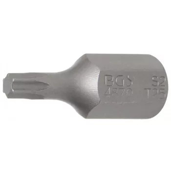   BGS technic Bit | Antrenare 6 colțuri exterior 10 mm (3/8") | Profil T (pentru Torx) T25 (BGS 4870)