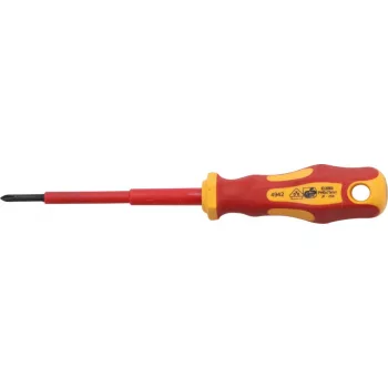   BGS technic Şurubelniţă VDE cu cap in cruce PH0, lungime lamă 75 mm (BGS 4942)