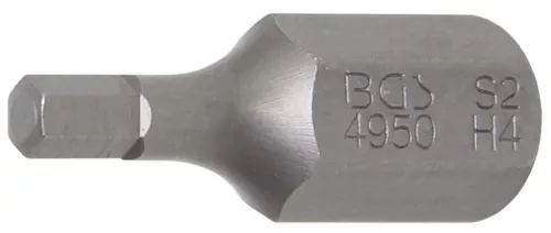 BGS technic Bit | Antrenare 6 colțuri exterior 10 mm (3/8") | 6 colțuri interior 4 mm (BGS 4950)