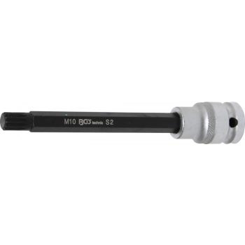   BGS technic Bit | Lungime 140 mm | 12,5 mm (1/2") | Dantură interioară multiplă (pentru XZN) M10 (BGS 5009)