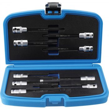   BGS technic Set cu biti Torx, Ribe si Spline (XZN), antrenare cu tubulara 1/2", 9 piese (BGS 5014)