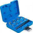 BGS technic Set biţi şi chei tubulare | Profil E / Profil T (pentru Torx) | 17 piese (BGS 5023)