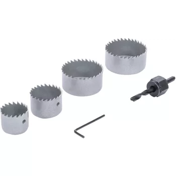   BGS DIY Set coroane de tăiere | Ø 32 - 54 mm | Adâncime 24 mm | 6 piese (BGS 50310)