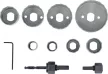 BGS DIY Set carote de tăiere Ø 19 - 64 mm, adâncime 24 mm, 11 piese (BGS 50315)