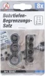 BGS DIY Set limitator adâncime găurire | 8 piese (BGS 50407)