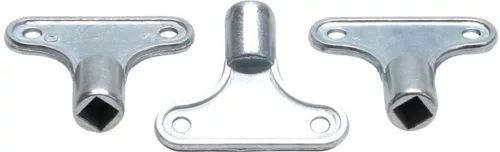 BGS DIY Set chei pentru aerisit calorifere | 3 piese (BGS 50505)