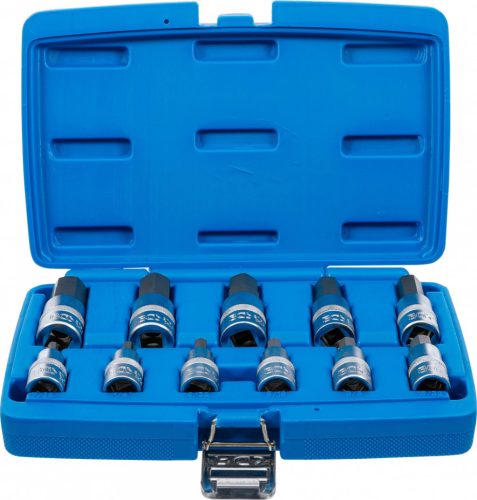 BGS technic Set biţi | 12,5 mm (1/2") | Imbus 7/32" - 13/16" | Mărimi în ţoli | 12 piese (BGS 5053)