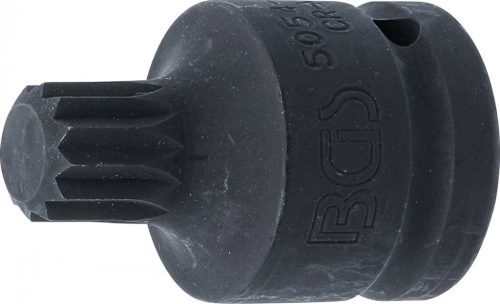 BGS technic Cap bit de impact | 20 mm (3/4") | Dantură interioară multiplă (pentru XZN) M18 (BGS 5054-M18)