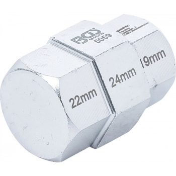   BGS technic Cap cheie special pentru motociclete | 19 - 22 - 24 mm (BGS 5059)