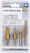 BGS DIY Set burghie multiple | HSS-G | titan nitrurat | 4 piese (BGS 50794)