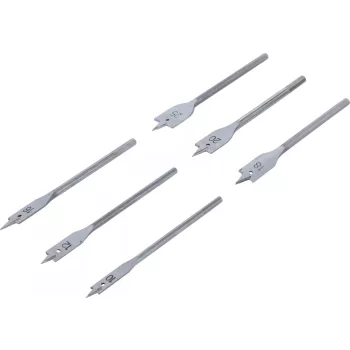   BGS DIY Set burghie-freză plate | 10 - 25 mm | 6 piese (BGS 50796)