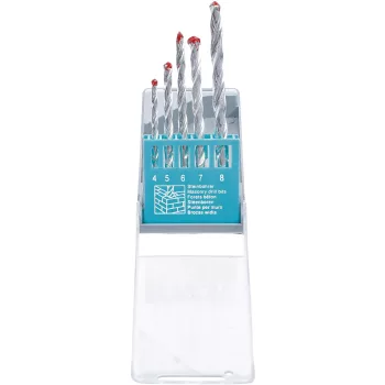   BGS DIY Set burghie pentru piatră | 4 - 8 mm | 5 piese (BGS 50805)