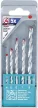 BGS DIY Set burghie pentru piatră | 4 - 8 mm | 5 piese (BGS 50805)