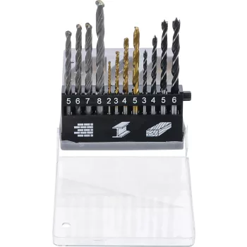   BGS DIY Set burghie combinate | 2 - 8 mm | 12 piese (BGS 50812)
