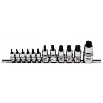   BGS technic Set biţi | extra scurt | Profil T (pentru Torx) T8 - T60 | 12 piese (BGS 5098)