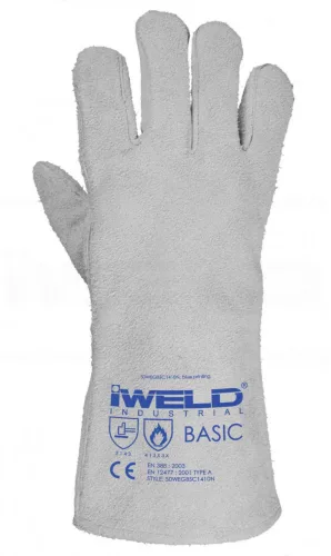 IWELD BASIC mănuși de protecție pentru sudură, căptușite 14 „(WEGBSC-1410-N) (50WEGBSC1410N)