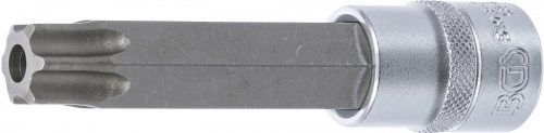 BGS technic Bit Torx | Lungime 110 mm | 12,5 mm (1/2") | Profil T (pentru Torx) cu gaură T80 (BGS 5103-TB80)