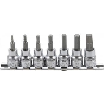  BGS technic Set biţi | 10 mm (3/8") | Imbus 1/8" - 3/8" | Mărimi în ţoli | 7 piese (BGS 5104)