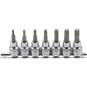   BGS technic Set biţi | 10 mm (3/8") | Profil T (pentru Torx) T15 - T50 | 7 piese (BGS 5108)