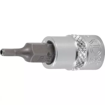   BGS technic Bit | Antrenare pătrat interior 6,3 mm (1/4") | Inbus cu alezaj 2,5 mm (BGS 5156-2-5)