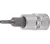 BGS technic Bit | Antrenare pătrat interior 6,3 mm (1/4") | Inbus cu alezaj 2,5 mm (BGS 5156-2-5)