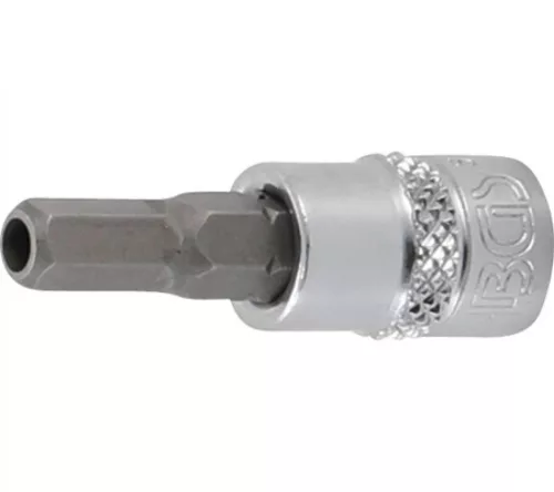 BGS technic Bit | Antrenare pătrat interior 6,3 mm (1/4") | Inbus cu alezaj 5,5 mm (BGS 5156-5-5)