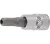 BGS technic Bit | Antrenare pătrat interior 6,3 mm (1/4") | Inbus cu alezaj 5,5 mm (BGS 5156-5-5)