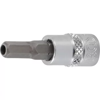   BGS technic Bit| Antrenare pătrat interior 6,3 mm (1/4") | Inbus cu alezaj 5 mm (BGS 5156-5)