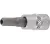BGS technic Bit| Antrenare pătrat interior 6,3 mm (1/4") | Inbus cu alezaj 5 mm (BGS 5156-5)