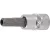 BGS technic Bit| Antrenare pătrat interior 6,3 mm (1/4") | Inbus cu alezaj 6 mm (BGS 5156-6)