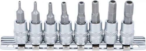 BGS technic Set biţi | Antrenare pătrat interior 6,3 mm (1/4") | Inbus cu alezaj 2 - 7 mm | 8 piese (BGS 5156)
