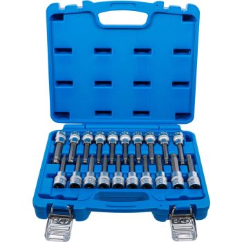   BGS technic Set biţi | 12,5 mm (1/2") | hexagon interior, Profil T (pentru Torx), Dantură interioară multiplă (pentru XZN) cu cap sferic | 20 piese (BGS 5170)