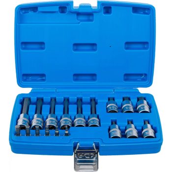   BGS technic Set biţi | 6,3 mm (1/4") / 12,5 mm (1/2") | hexagon interior | 18 piese (BGS 5171)