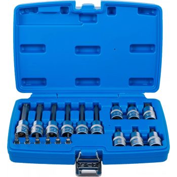   BGS technic Set biţi | 6,3 mm (1/4") / 12,5 mm (1/2") | Profil T (pentru Torx) cu gaură | 18 piese (BGS 5174)