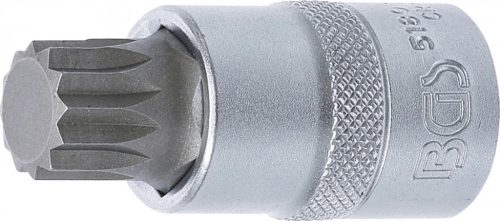 BGS technic Bit | 12,5 mm (1/2") | Dantură interioară multiplă (pentru XZN) M17 (BGS 5180-M17)