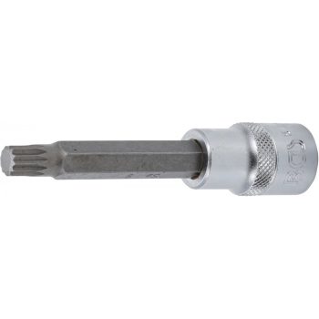   BGS technic Bit | Lungime 100 mm | 12,5 mm (1/2") | Dantură interioară multiplă (pentru XZN) M9 (BGS 5184-M9)