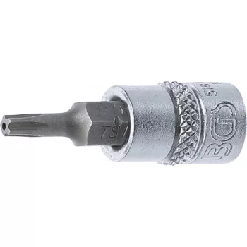   BGS technic Bit Torx Plus | 6,3 mm (1/4") | Profil TS (pentru Torx Plus) cu gaură TS15 (BGS 5184-TS15)