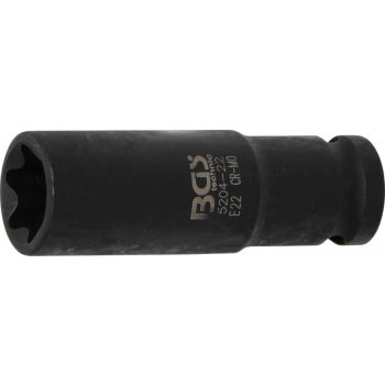   BGS technic Tubulara de impact Profil E22, antrenare 1/2" (BGS 5204-22)