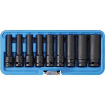   BGS technic Set chei tubulare de impact Profil E, lungi | 12,5 mm (1/2") | E10 - E24 | 9 piese (BGS 5204)