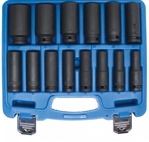 BGS technic Set chei tubulare de impact 6 colțuri | 12,5 mm (1/2") | 10 - 32 mm | 14 piese (BGS 5207)