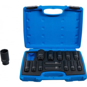   BGS technic Set chei tubulare de impact Gear Lock | 12,5 mm (1/2") | 10 - 32 mm | 14 piese (BGS 5209)